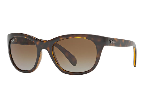 Ray-Ban RB4216 — Light Havana / Brown Polarized — front view