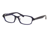 Ray-Ban RX5385D — Dark Transparent Blue — front view