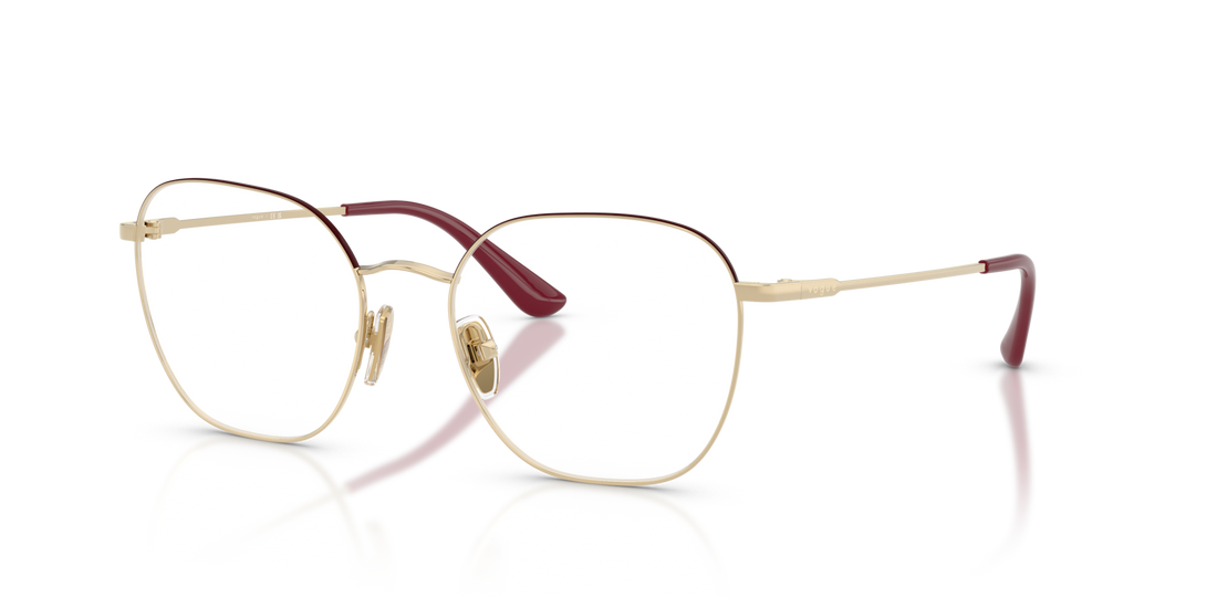 Vogue Eyewear VO4178 — Top Bordeaux/pale Gold — quarter view