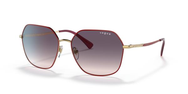 Vogue Eyewear VO4198S — Gradient — Top Red/gold / Pink Gradient Dark Grey