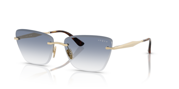 Vogue Eyewear VO4332S — Gradient — Pale Gold / Clear Gradient Light Blue