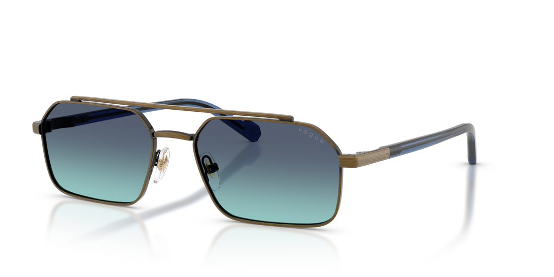 Vogue Eyewear VO4356S — Gradient — Antique Gold / Azure Gradient Dark Blue