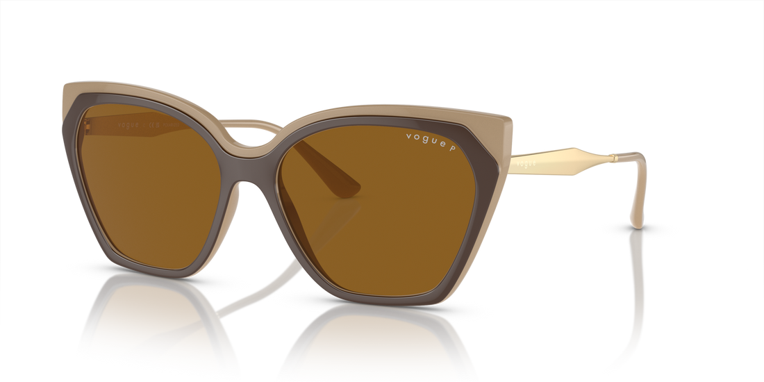 Vogue Eyewear VO5521S — Polarized — Top Brown/nude / Dark Brown Polarized