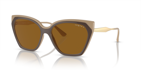 Vogue Eyewear VO5521S — Polarized — Top Brown/nude / Dark Brown Polarized