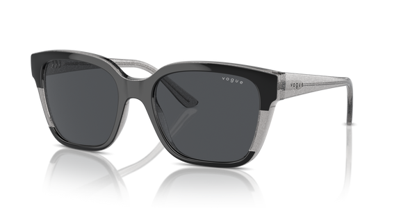 Vogue Eyewear VO5558S — Classic — Black/transparent Grey Glitter / Dark Grey