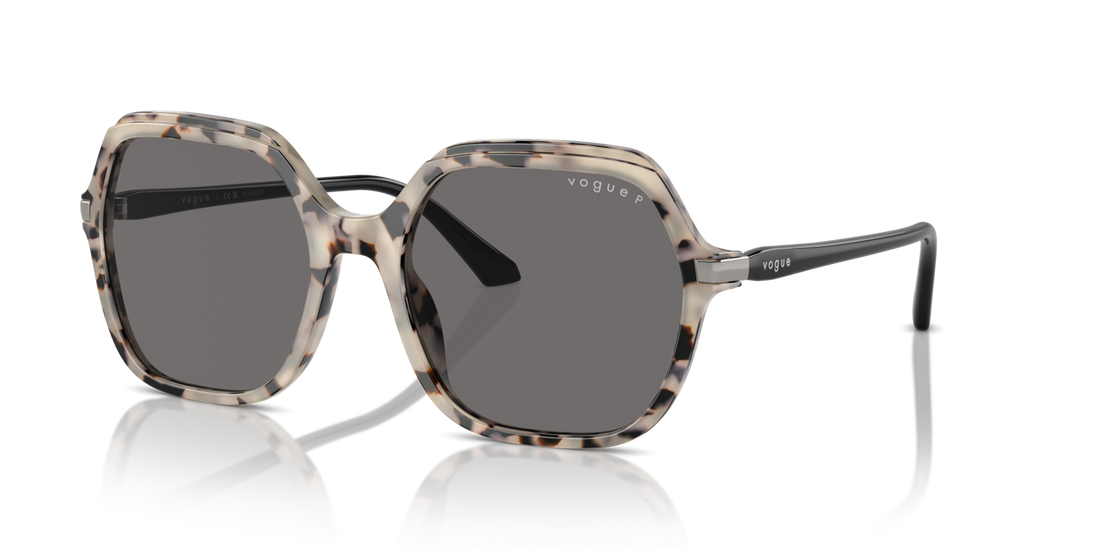Vogue Eyewear VO5561S — Polarized — Ivory Tortoise / Dark Grey Polarized