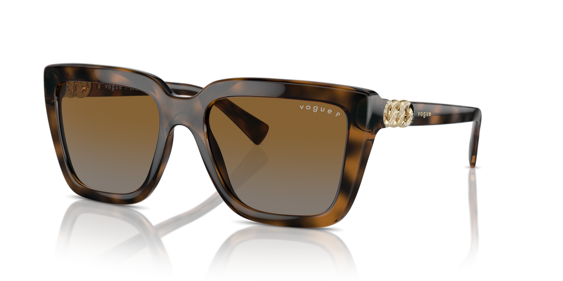 Vogue Eyewear VO5575SB — Polarized — Top Dark Havana/light Brown / Gradient Brown Polarized