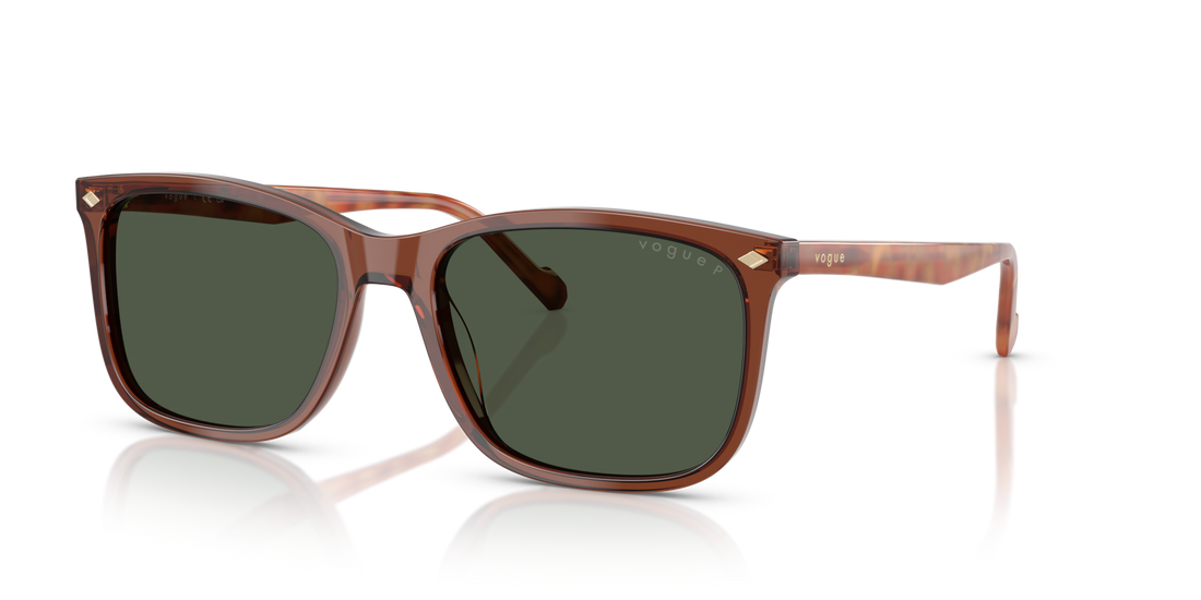 Vogue Eyewear VO5618S — Polarized — Transparent Brown / Dark Green Polarized