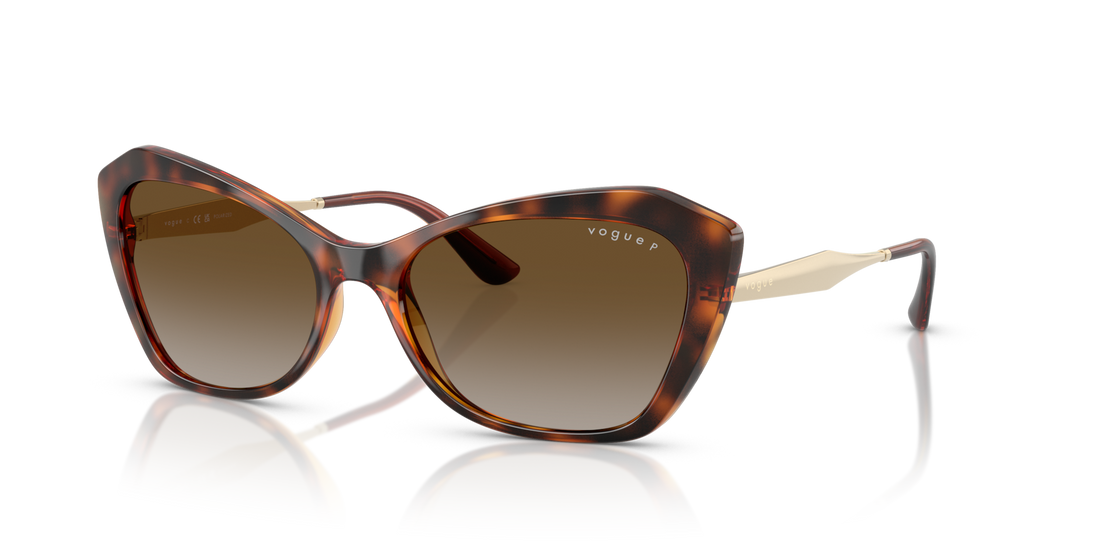 Vogue Eyewear VO5626S — Polarized — Dark Havana / Grey Gradient Brown Polarized