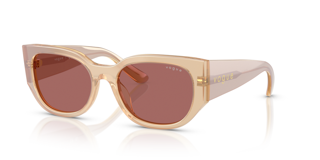 Vogue Eyewear VO5641SU — Classic — Transparent Pearl Cream / Dark Violet
