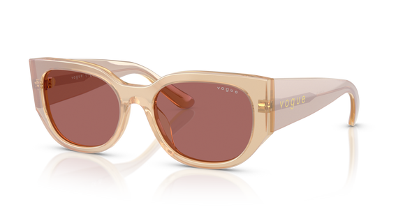 Vogue Eyewear VO5641SU — Classic — Transparent Pearl Cream / Dark Violet