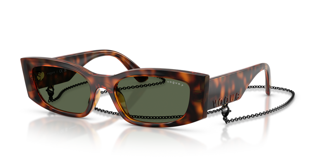 Vogue Eyewear VO5655SU — Polarized — Dark Havana / Dark Green Polarized