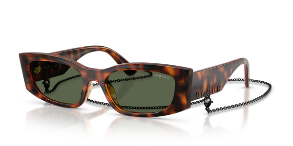Vogue Eyewear VO5655SU — Polarized — Dark Havana / Dark Green Polarized