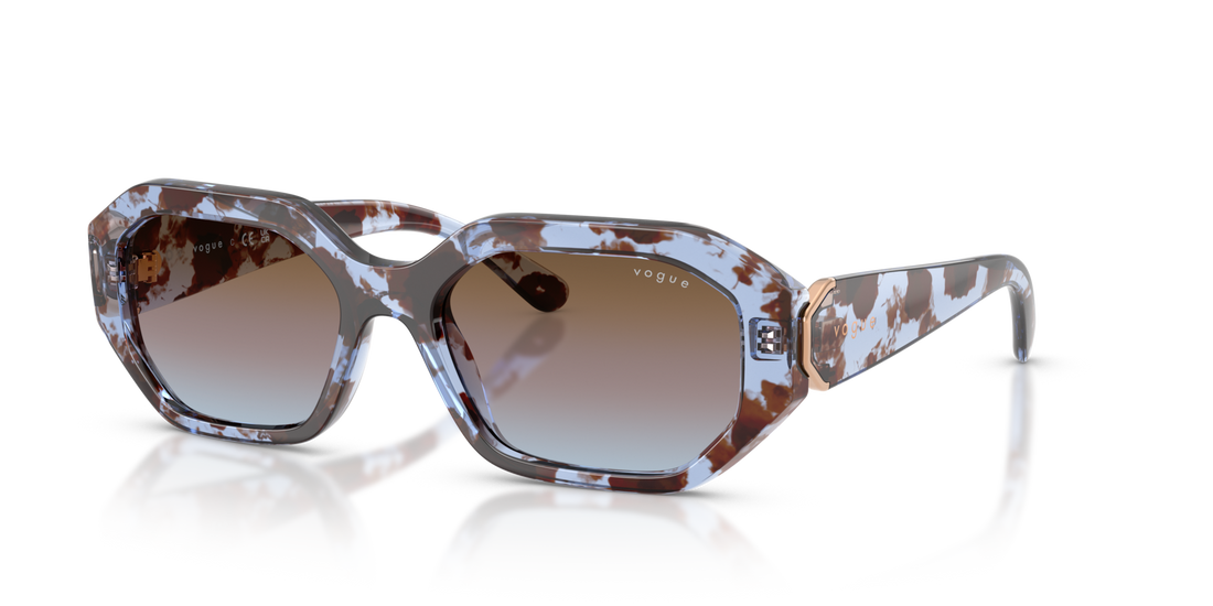 Vogue Eyewear VO5675S — Gradient — Blue Havana / Azure Gradient Pink Gradient Brown
