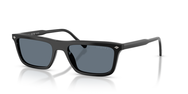 Vogue Eyewear VO5687S — Polarized — Black / Blue Silver Mirror