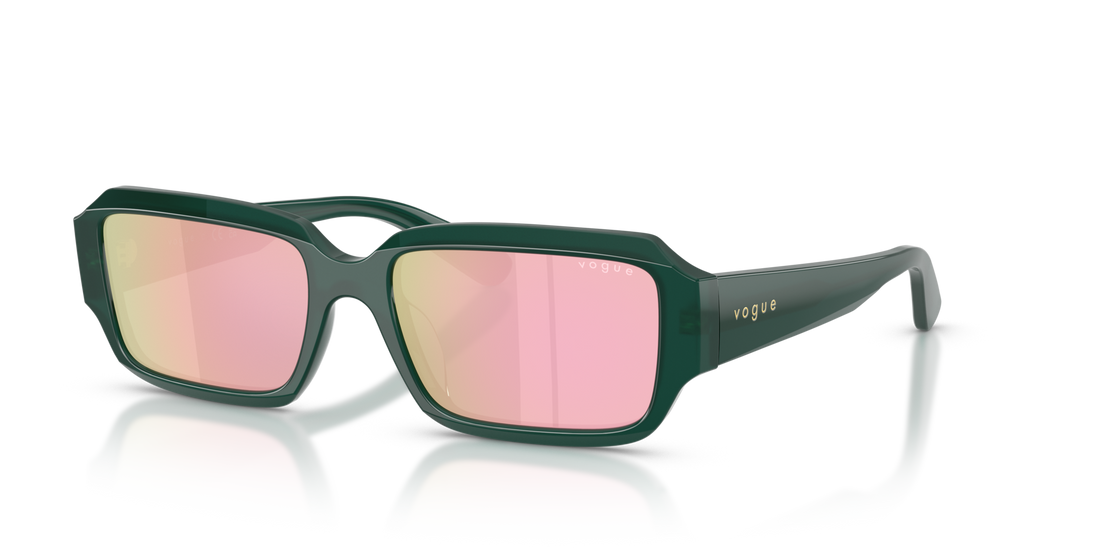 Vogue Eyewear VO5693SU — Mirror — Opal Green / Grey Mirror Yellow Rose