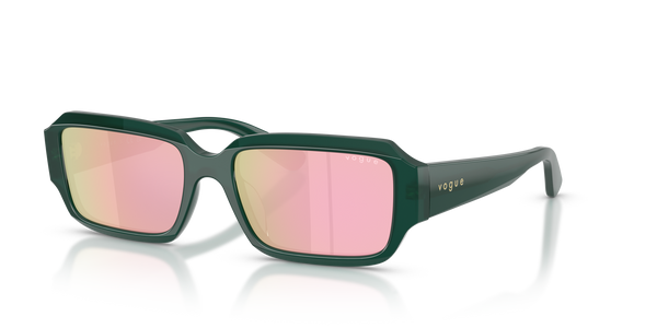 Vogue Eyewear VO5693SU — Mirror — Opal Green / Grey Mirror Yellow Rose