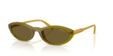 Vogue Eyewear VO5697SU — Classic — Transparent Olive Green / Dark Brown