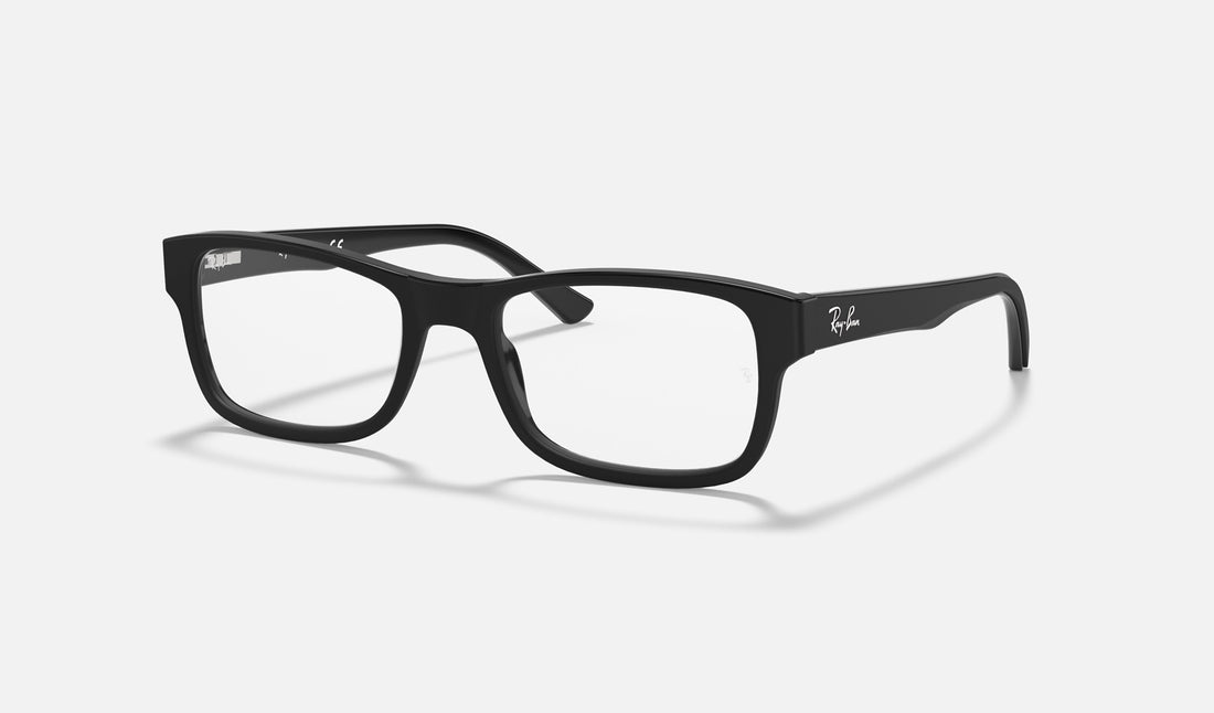 Ray-Ban RX5268 — Black — quarter view