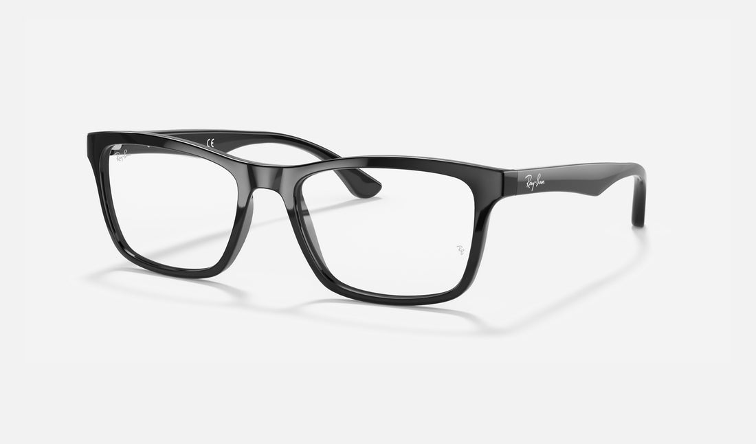 Ray-Ban RX5279F — Black — quarter view