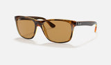 Ray-Ban RB4181 RB4181 — Light Havana / Brown Polarized — quarter view