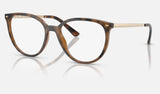 Ray-Ban RX7246L — Dark Havana — quarter view