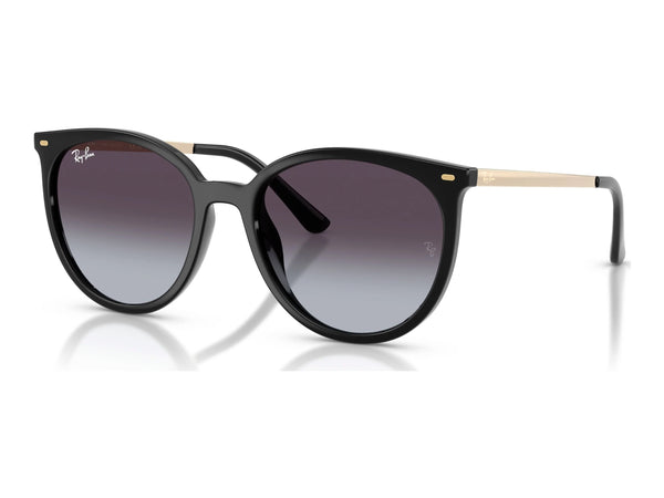 Ray-Ban RB4464L — Black / Light Grey Gradient Dark Grey — quarter view