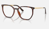 Ray-Ban RX7268L — Dark Havana — quarter view