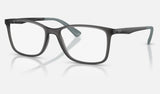 Ray-Ban RX7133L — Grey — quarter view