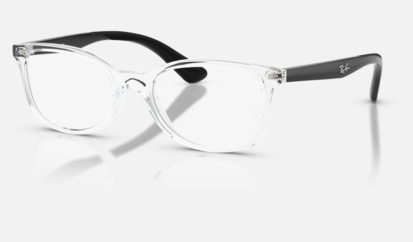 Ray-Ban Junior RY1586 — Transparent — quarter view