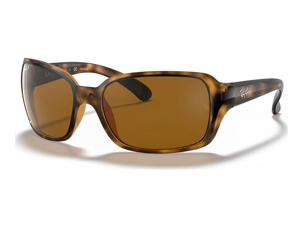 Ray-Ban RB4068 RB4068 — Havana / Brown Polarized — quarter view