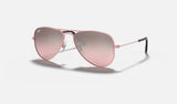Ray-Ban Junior Junior Aviator RJ9506S — Pink — quarter view