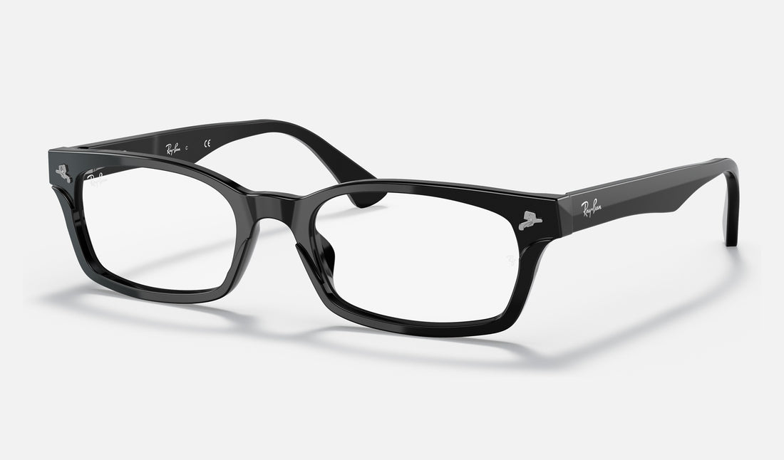 Ray-Ban RX5017A — Black — quarter view