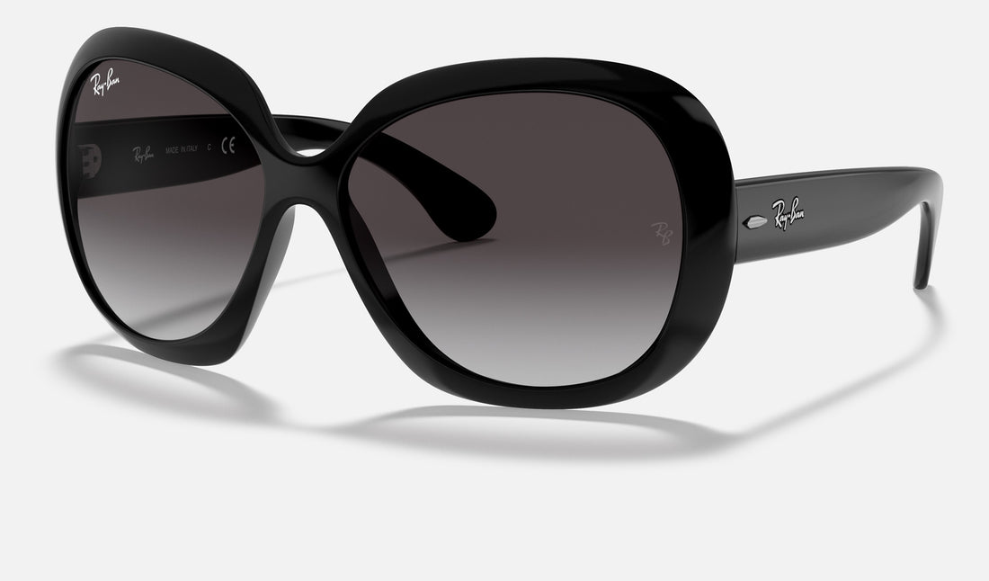 Ray-Ban Jackie Ohh Ii RB4098 — Black / Grey Gradient — quarter view