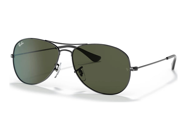 Ray-Ban Cockpit RB3362 — Gunmetal / G-15 Green — quarter view