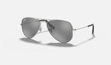 Ray-Ban Junior Junior Aviator RJ9506S — Silver — quarter view