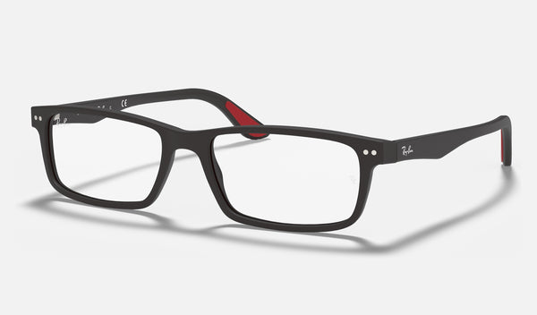 Ray-Ban RX5277 — Sand Black — quarter view