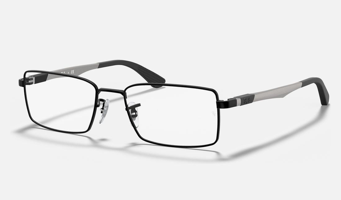 Ray-Ban RX6275 — Black — quarter view