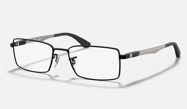 Ray-Ban RX6275 — Black — quarter view