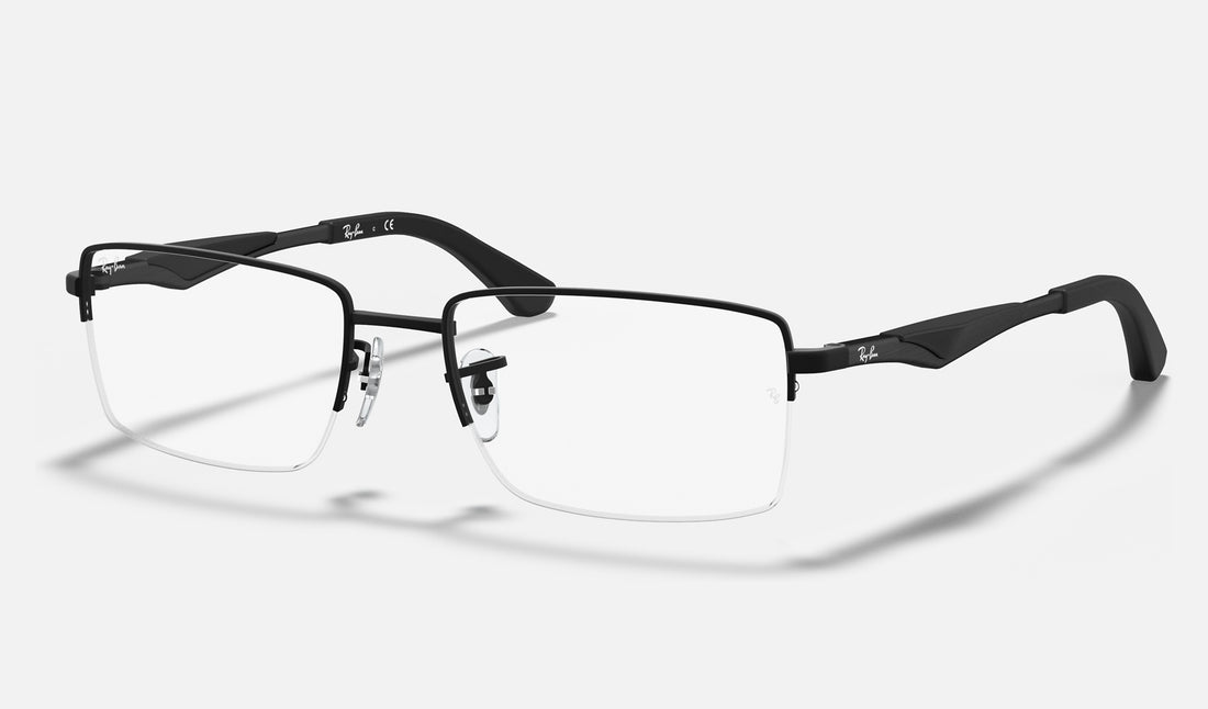 Ray-Ban RX6285 — Black — quarter view