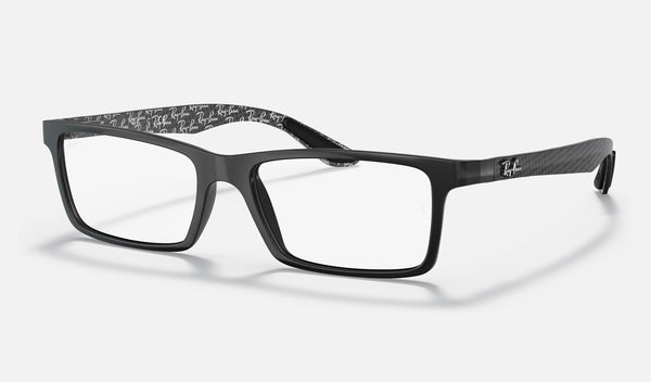 Ray-Ban RX8901 — Black — quarter view