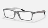 Ray-Ban RX8901 — Grey — quarter view