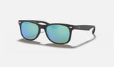 Ray-Ban Junior Junior New Wayfarer RJ9052S — Black — quarter view