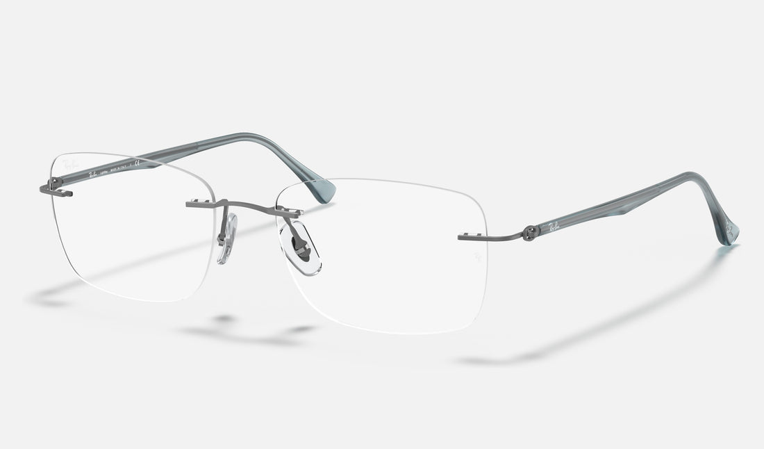 Ray-Ban RX8725 — Gunmetal — quarter view