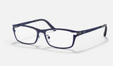 Ray-Ban RX8727D — Blue — quarter view