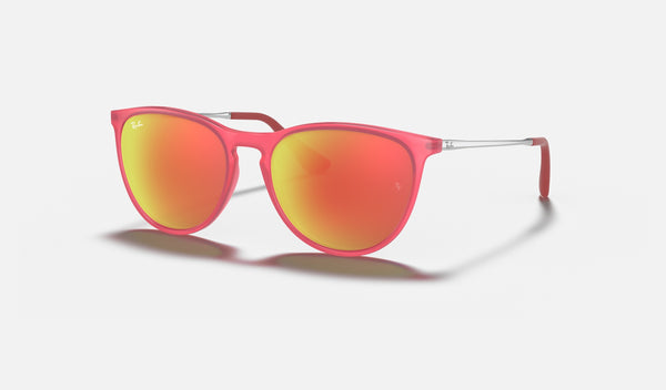 Ray-Ban Junior Junior Erika RJ9060S — Fuchsia Fluo — quarter view