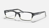 Ray-Ban RX5169 — Grey — quarter view