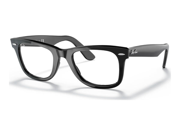 Ray-Ban Wayfarer RX5121F — Black — quarter view