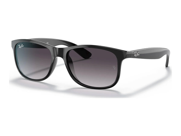 Ray-Ban Andy RB4202 — Black / Grey Gradient — quarter view
