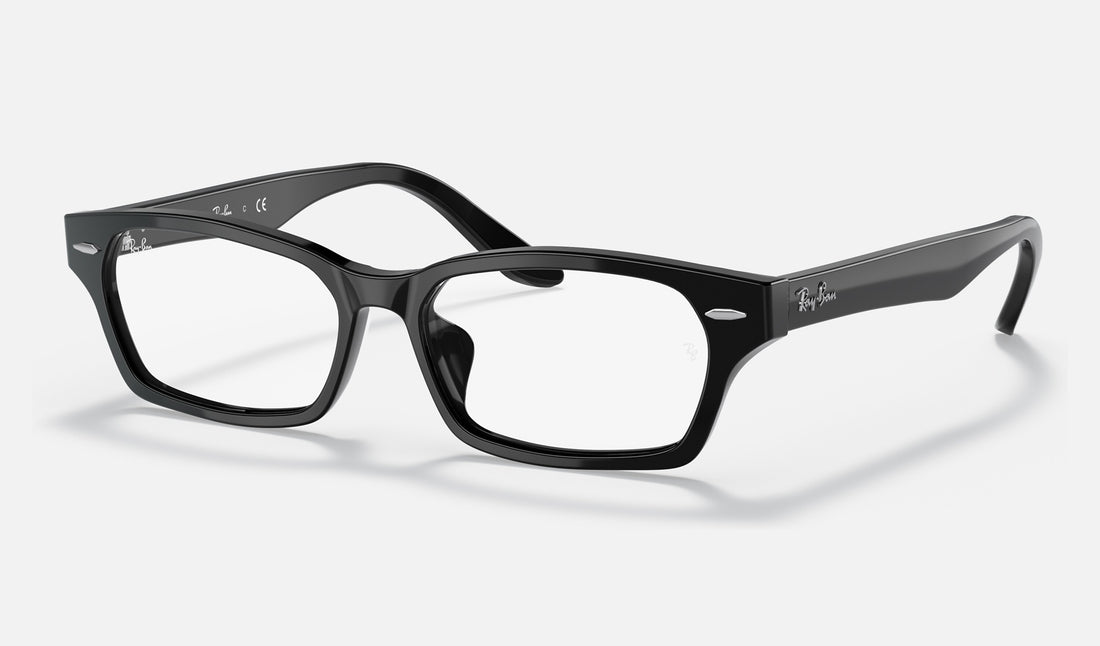 Ray-Ban RX5344D — Black — quarter view